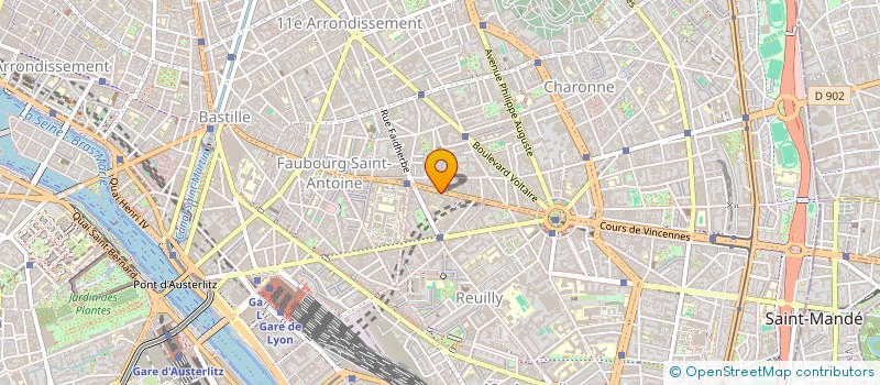 localisation de l'entreprise MADAME ALWYNE DE DARDEL  PARIS 12