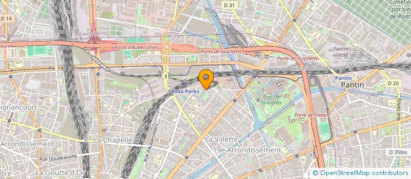 localisation de l'entreprise MADAME ALYA AARIBA  PARIS