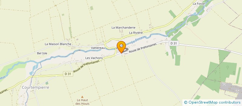 localisation de l'entreprise MADAME ALYA FOBIS à COURTEMPIERRE