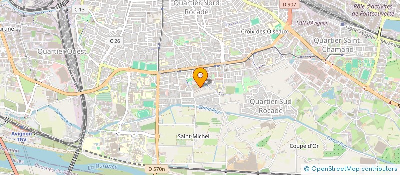 localisation de l'entreprise MADAME ALYA GRAJCAR  AVIGNON