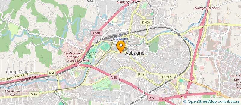 localisation de l'entreprise MADAME ALYA KSOURI  AUBAGNE