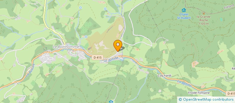 localisation de l'entreprise MADAME ALYCIA BIZOT-THIRION  LE BONHOMME