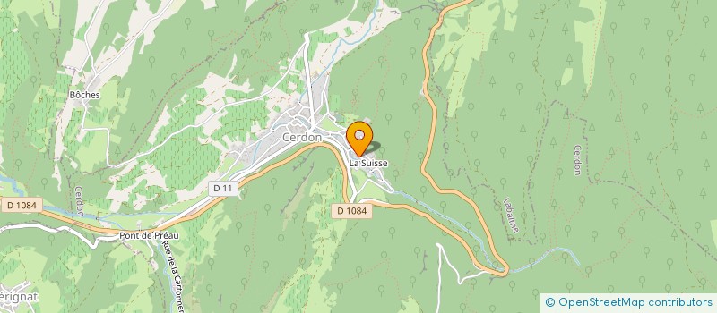 localisation de l'entreprise MADAME ALYCIA COLLET à CERDON