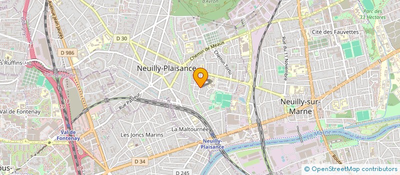 localisation de l'entreprise MADAME ALYCIA DAOU à NEUILLY-PLAISANCE