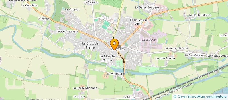 localisation de l'entreprise MADAME ALYCIA FAUVEL à LOIREAUXENCE