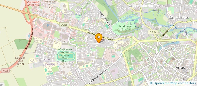 localisation de l'entreprise MADAME ALYCIA GOSSART à ARRAS