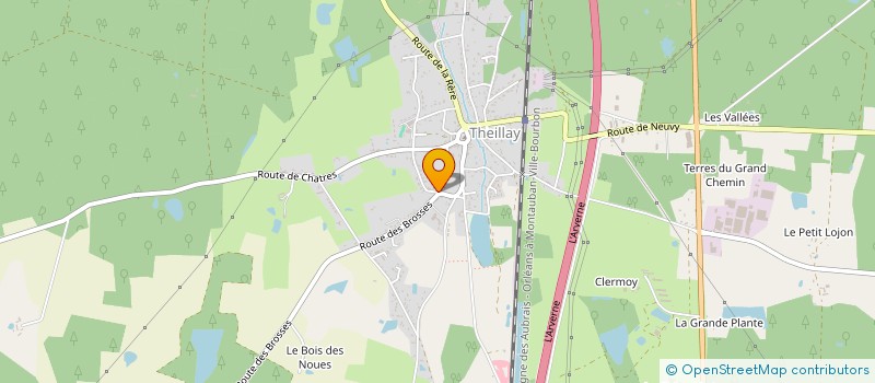 localisation de l'entreprise MADAME ALYCIA LARCHET  THEILLAY