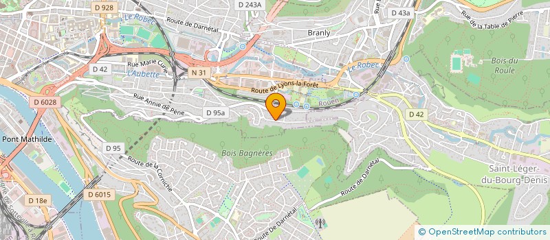 localisation de l'entreprise MADAME ALYCIA LESUEUR à ROUEN