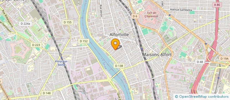 localisation de l'entreprise MADAME ALYCIA MANGOT  ALFORTVILLE