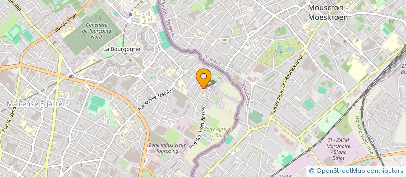 localisation de l'entreprise MADAME ALYCIA MASSON  TOURCOING