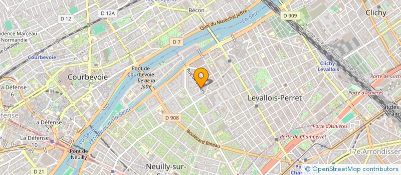 localisation de l'entreprise MADAME ALYCIA MINART à NEUILLY-SUR-SEINE