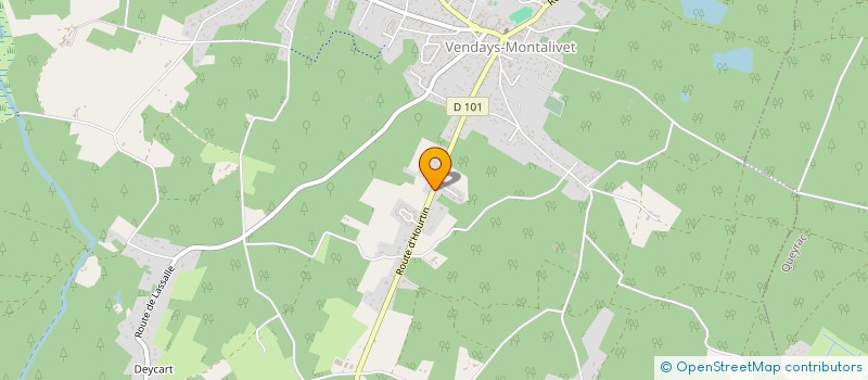 localisation de l'entreprise MADAME ALYCIA OUVRARD  VENDAYS-MONTALIVET