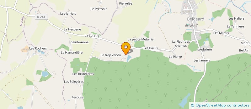 localisation de l'entreprise MADAME ALYETTE LAVAURS DE GANAY à BELGEARD