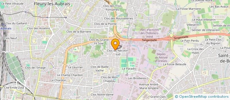 localisation de l'entreprise MADAME ALYSEA ROZE à ORLEANS