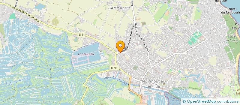 localisation de l'entreprise MADAME ALYSEE PONTHIEUX  NOIRMOUTIER-EN-L'ILE