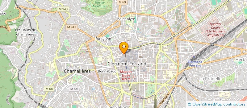 localisation de l'entreprise MADAME ALYSON AUZAT  CLERMONT-FERRAND