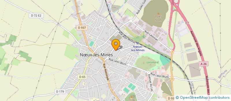 localisation de l'entreprise MADAME ALYSON BALAVOINE à NŒUX-LES-MINES