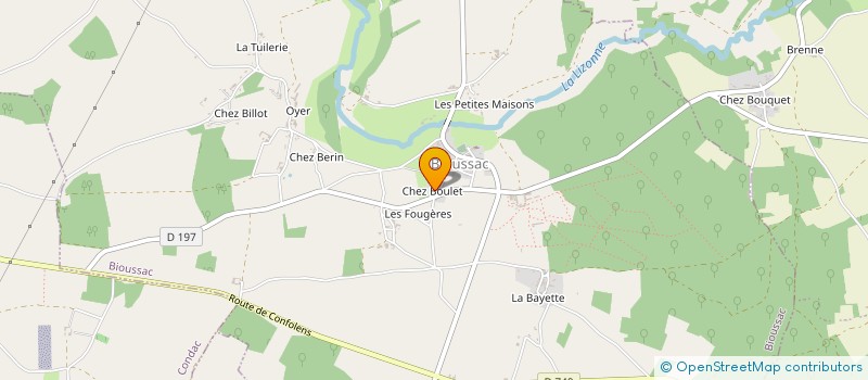 localisation de l'entreprise MADAME ALYSON BARLOW à BIOUSSAC