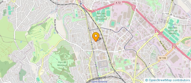 localisation de l'entreprise MADAME ALYSON CHOSSON  SAINT-ETIENNE