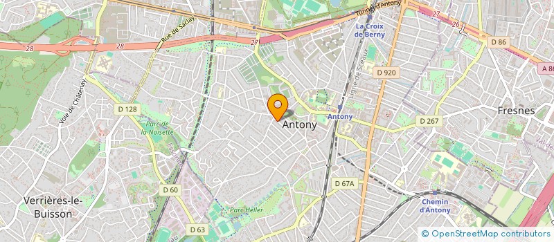localisation de l'entreprise MADAME ALYSON DESANDRE à ANTONY