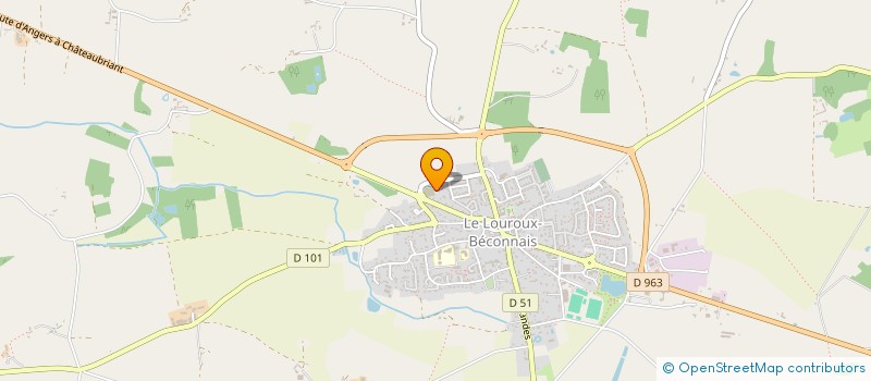 localisation de l'entreprise MADAME ALYSON LELLEVE  VAL D'ERDRE-AUXENCE