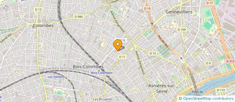 localisation de l'entreprise MADAME ALYSON MOINDRON à BOIS-COLOMBES