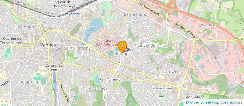 localisation de l'entreprise MADAME ALYSON QUIGUER à VANNES