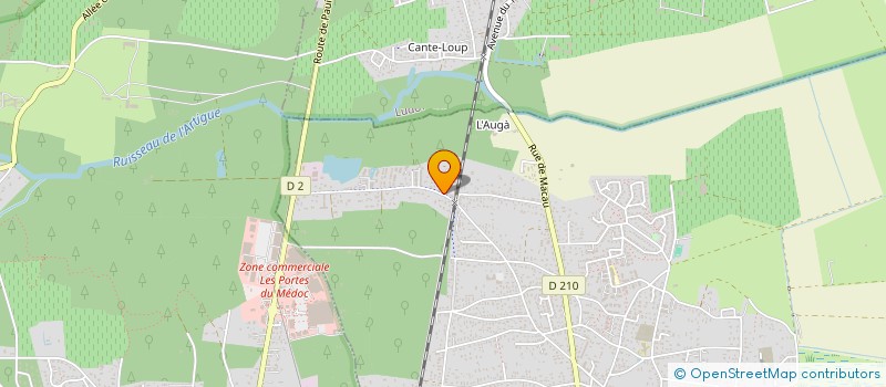 localisation de l'entreprise MADAME ALYSON ROMERA  PAREMPUYRE