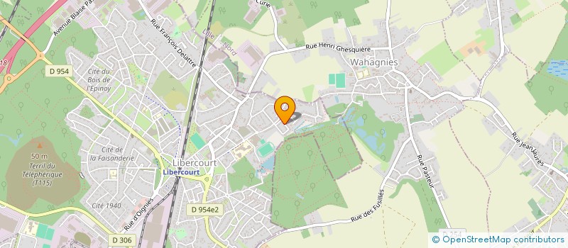 localisation de l'entreprise MADAME ALYSON THOMAS  LIBERCOURT