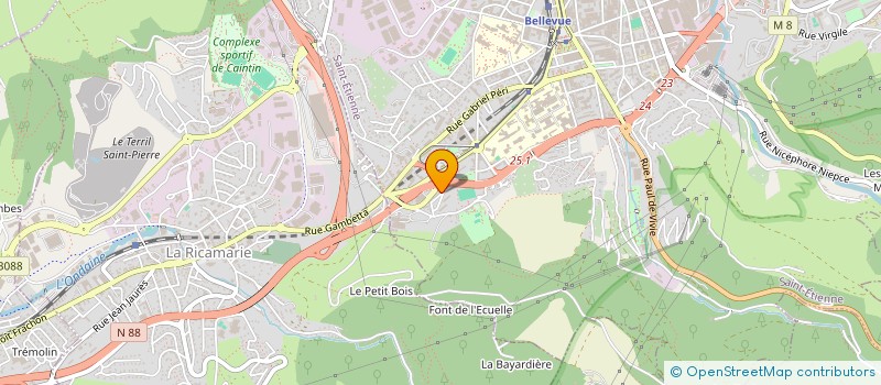 localisation de l'entreprise MADAME ALYSSA BLAZEVIC à SAINT-ETIENNE