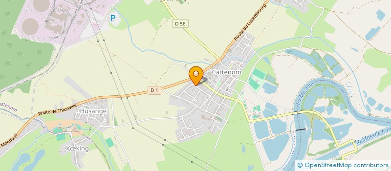 localisation de l'entreprise MADAME ALYSSA BRAIK  CATTENOM