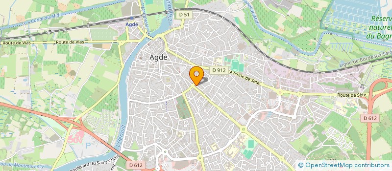 localisation de l'entreprise MADAME ALYSSA CRAMAIL  AGDE