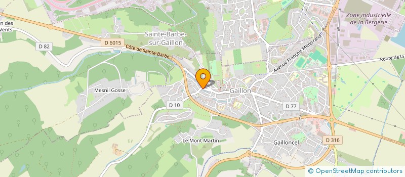 localisation de l'entreprise MADAME ALYSSA DEPAROIS  GAILLON