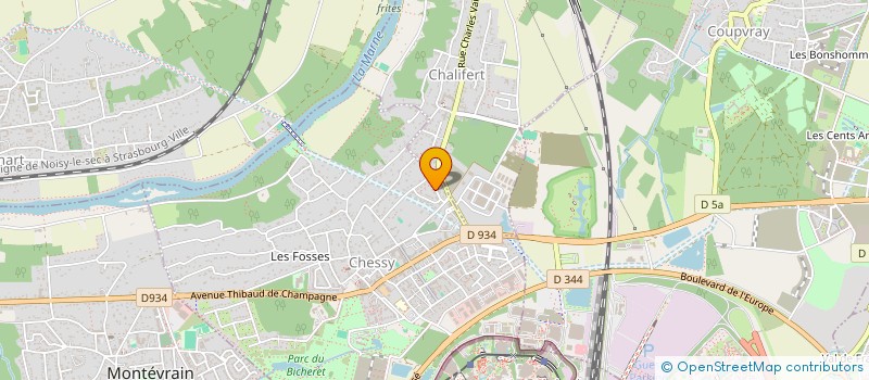 localisation de l'entreprise MADAME ALYSSA FAUVET-LECOMTE  CHESSY