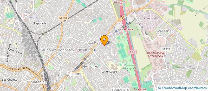 localisation de l'entreprise MADAME ALYSSA GIRARDOT  TOULOUSE