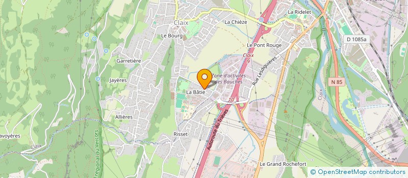 localisation de l'entreprise MADAME ALYSSA GUERRID  CLAIX