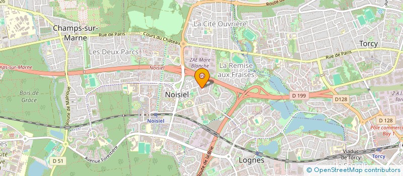 localisation de l'entreprise MADAME ALYSSA HARBI  NOISIEL