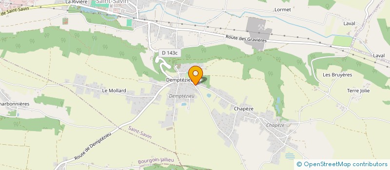 localisation de l'entreprise MADAME ALYSSA JOUVE  SAINT-SAVIN