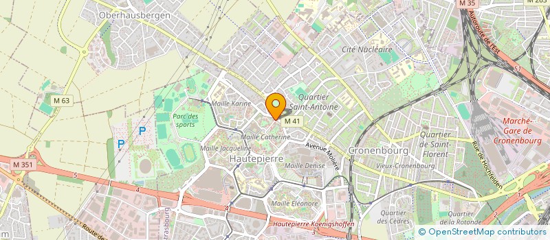 localisation de l'entreprise MADAME ALYSSA KIEFFER à STRASBOURG