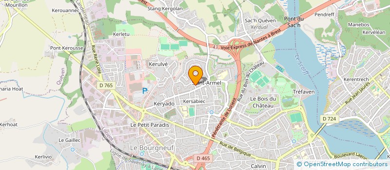 localisation de l'entreprise MADAME ALYSSA LACIDES  LORIENT