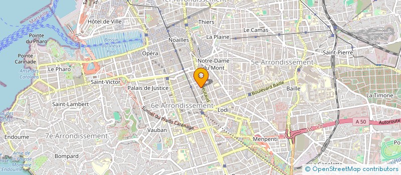 localisation de l'entreprise MADAME ALYSSA LOPES SEMEDO  MARSEILLE