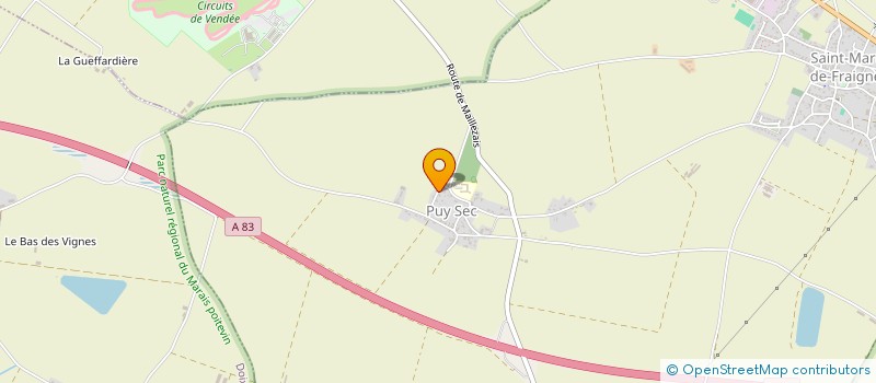 localisation de l'entreprise MADAME ALYSSA MERCERON  SAINT-MARTIN-DE-FRAIGNEAU