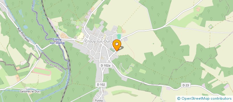 localisation de l'entreprise MADAME ALYSSA POMMEREAU  CROUY-SUR-OURCQ