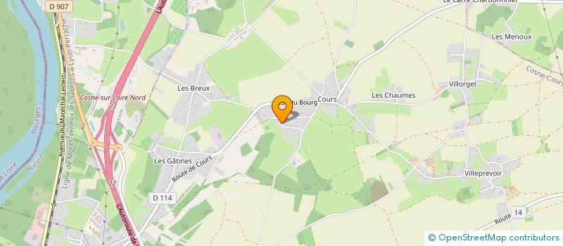 localisation de l'entreprise MADAME ALYSSA RZEGOCZAN  COSNE-COURS-SUR-LOIRE