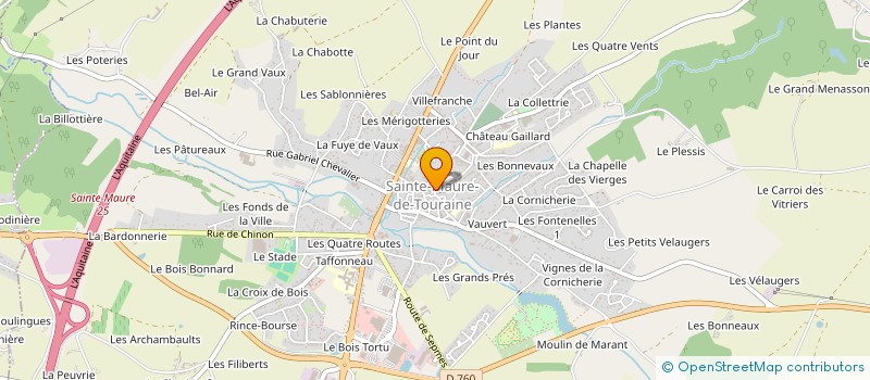 localisation de l'entreprise MADAME ALYSSA THOMAS  SAINTE-MAURE-DE-TOURAINE