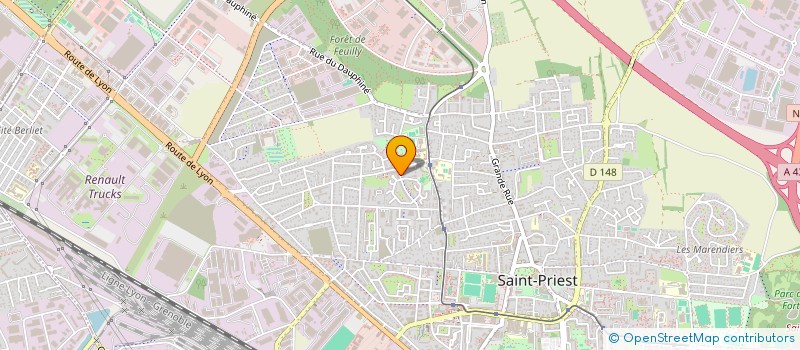 localisation de l'entreprise MADAME ALYSSA TRIVAL  SAINT-PRIEST