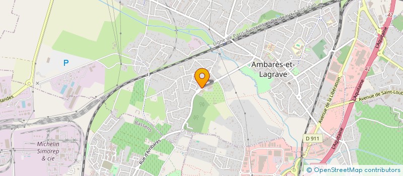 localisation de l'entreprise MADAME ALYSSA VALERE  AMBARES-ET-LAGRAVE