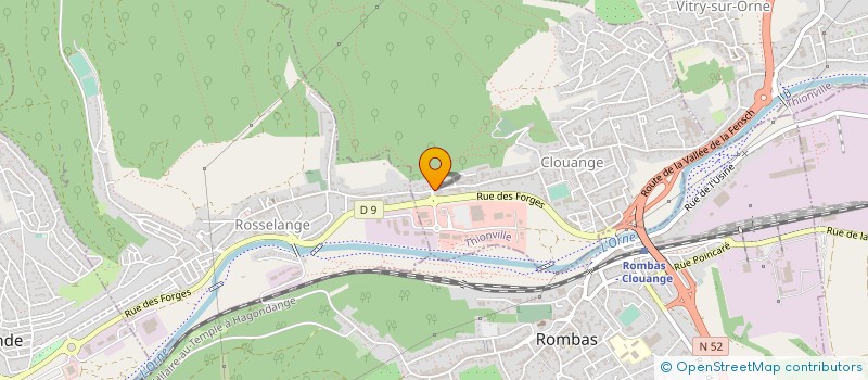 localisation de l'entreprise MADAME ALYSSA VERON  CLOUANGE