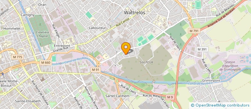 localisation de l'entreprise MADAME ALYSSA ZAJDA  WATTRELOS