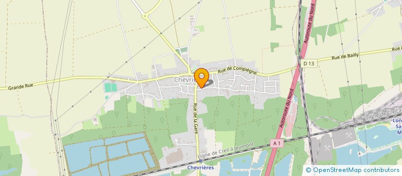 localisation de l'entreprise MADAME ALYSSIA BEHR  CHEVRIERES